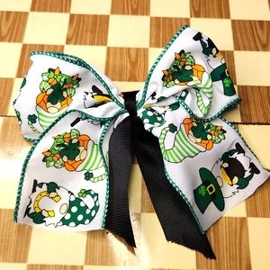 St Patrick day bow -HandMade